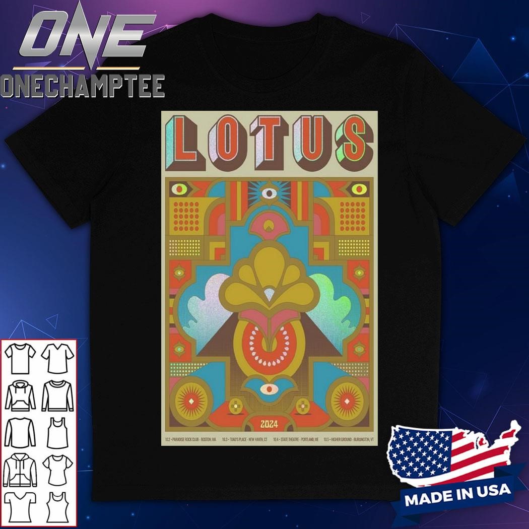 Lotus Fall Tour October 2024 Poster Shirt