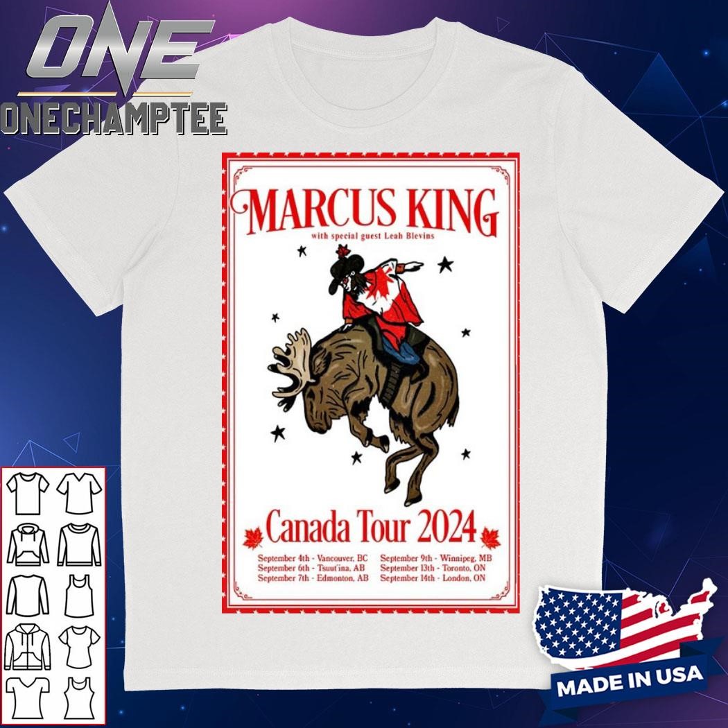 Marcus King Tour Canada 2024 Poster Shirt