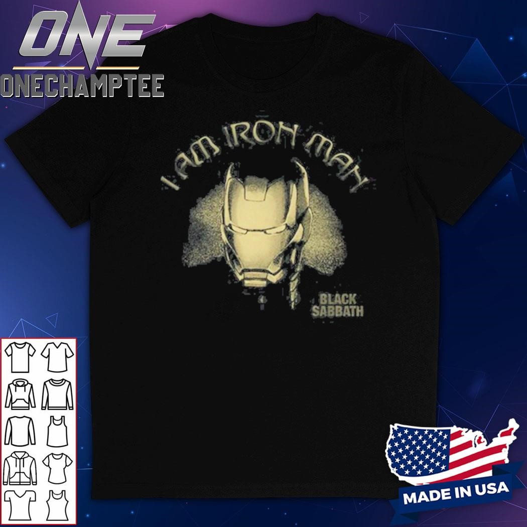 Marvel’s Iron Man By Black Sabbath I Am Iron Man Shirt