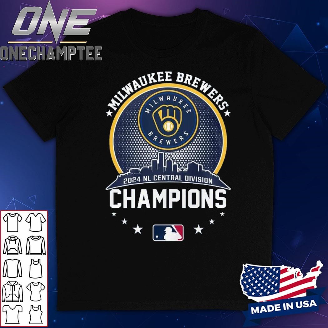 Milwaukee Brewers MLB 2024 NL Central Division Champions T-Shirt