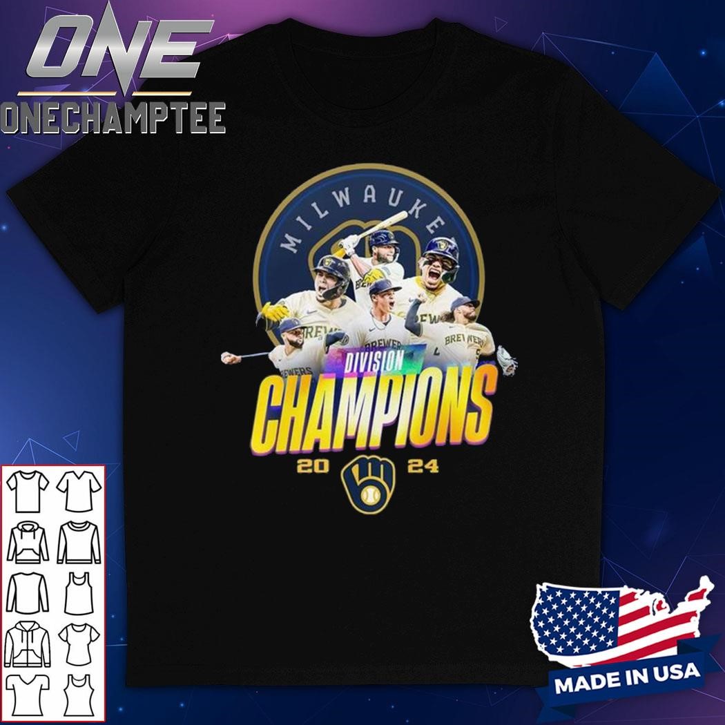 Milwaukee Brewers MLB NL Division Champions 2024 T-Shirt