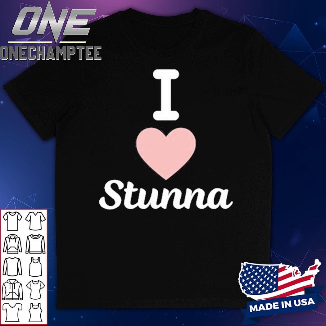 Monaleo Wearing I Love Stunna Shirt