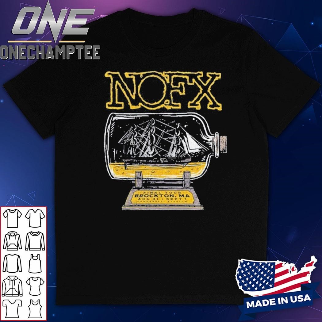 NOFX Tour in Brockton MA On Aug 31-Sep 1 2024 Shirt