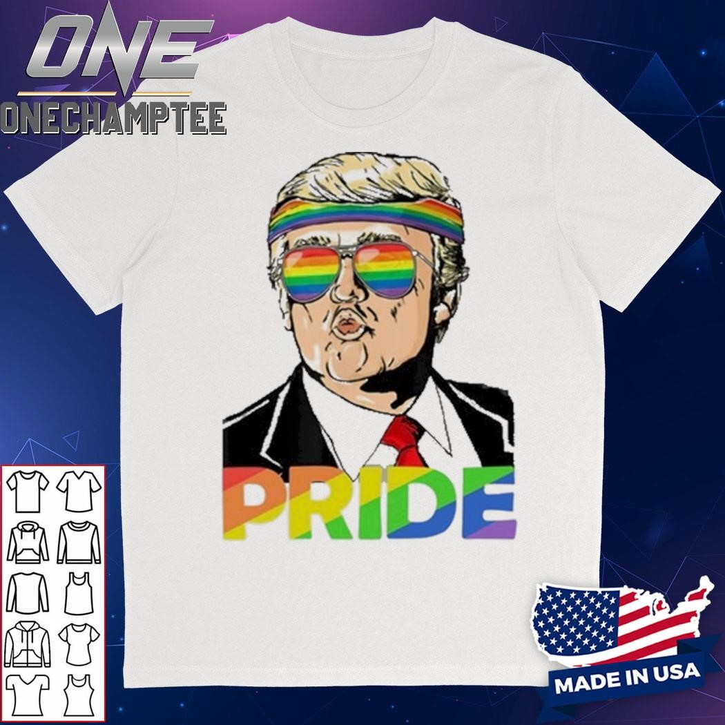 Nathan Hale Wearing Trump Lgbt Gay Pride Month Shirt