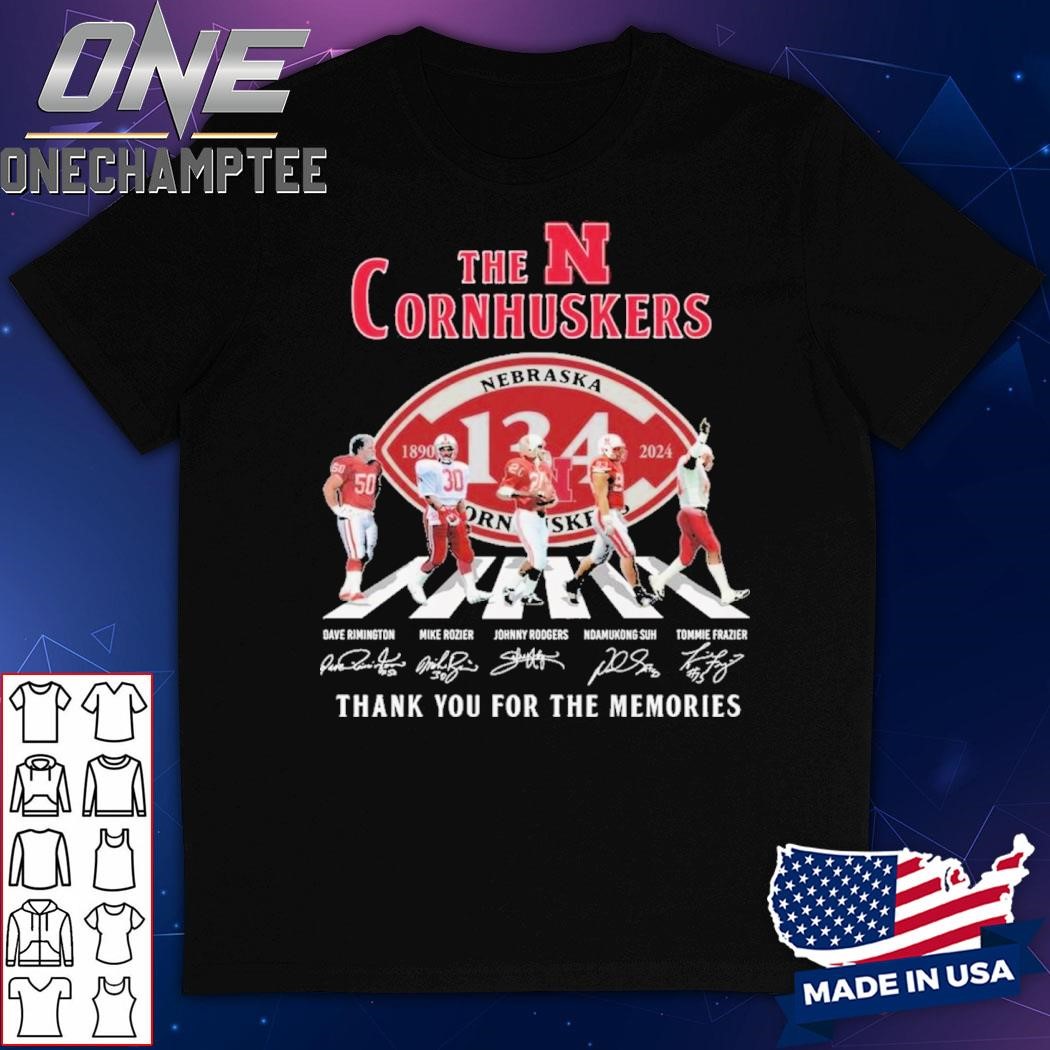 Nebraska Cornhuskers 134 Seasons 1890-2024 T-Shirt