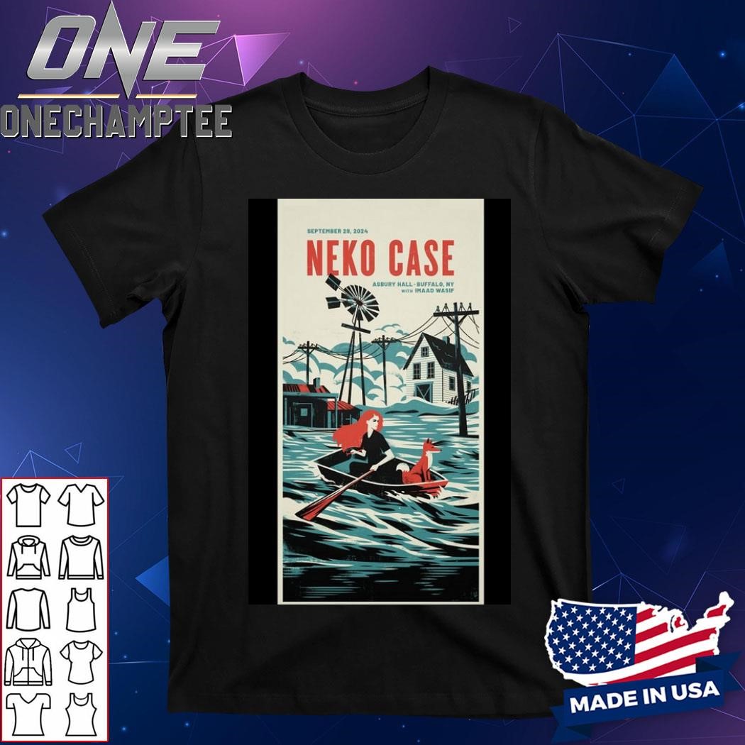 Neko Case September 29 2024 Live In Asbury Hall, Buffalo, NY Poster Shirt