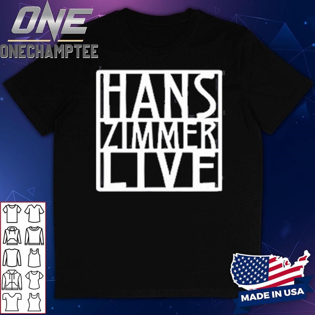 New Hans Zimmer Live North America 2024 Shirt