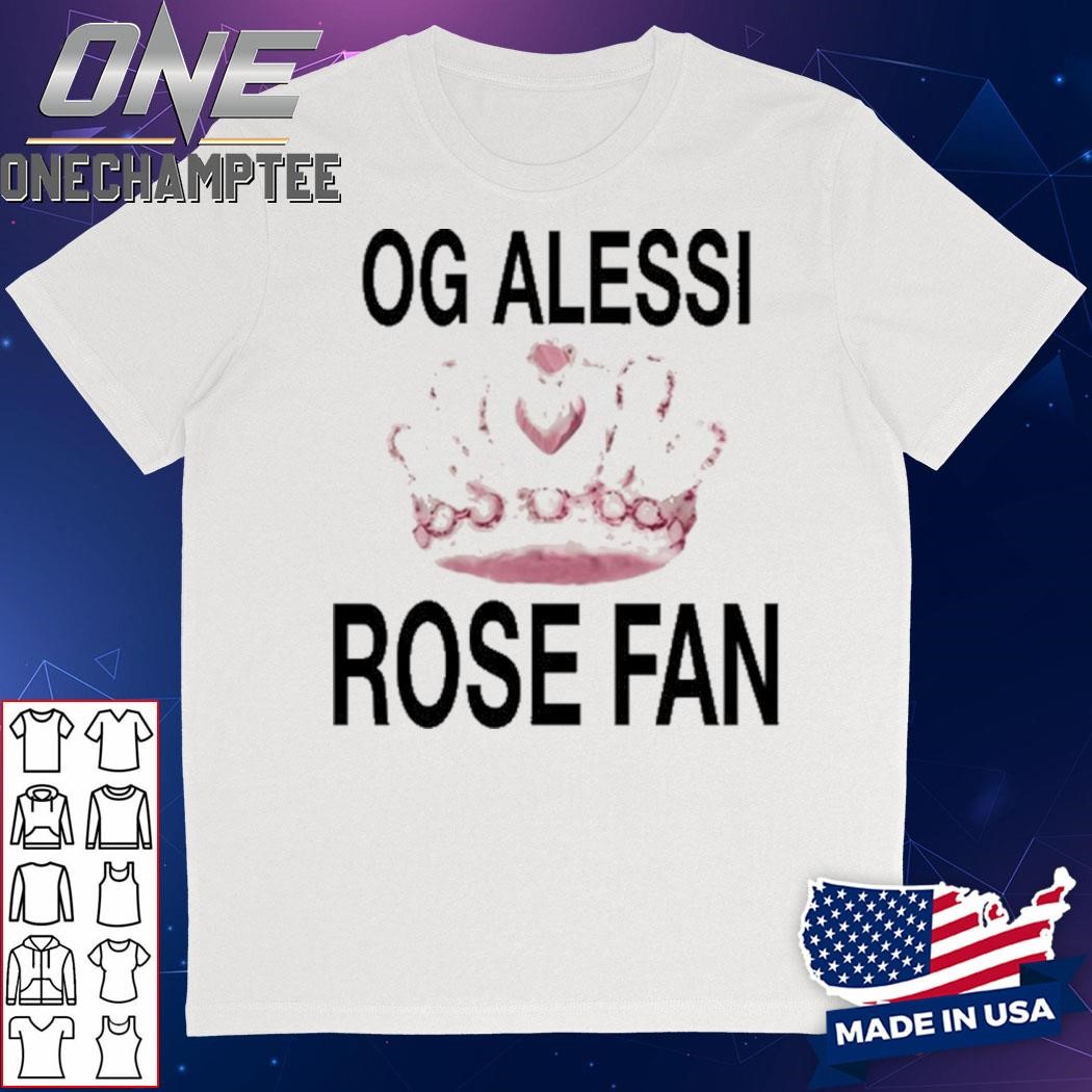 Og Alessi Rose Fan Shirt