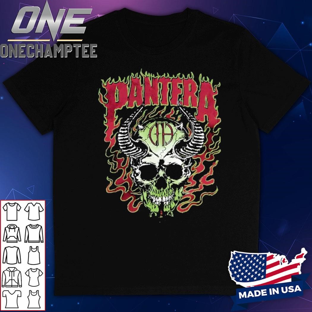 Pantera Smoking Skull 2024 Shirt