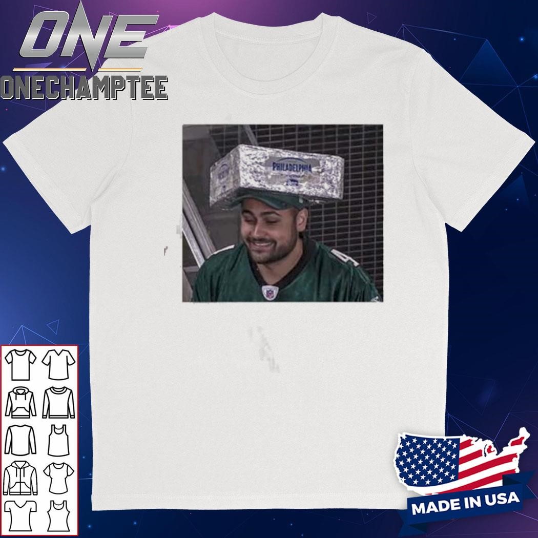 Philadelphia Cream Cheese Monster Hat Eagles Fan T-Shirt