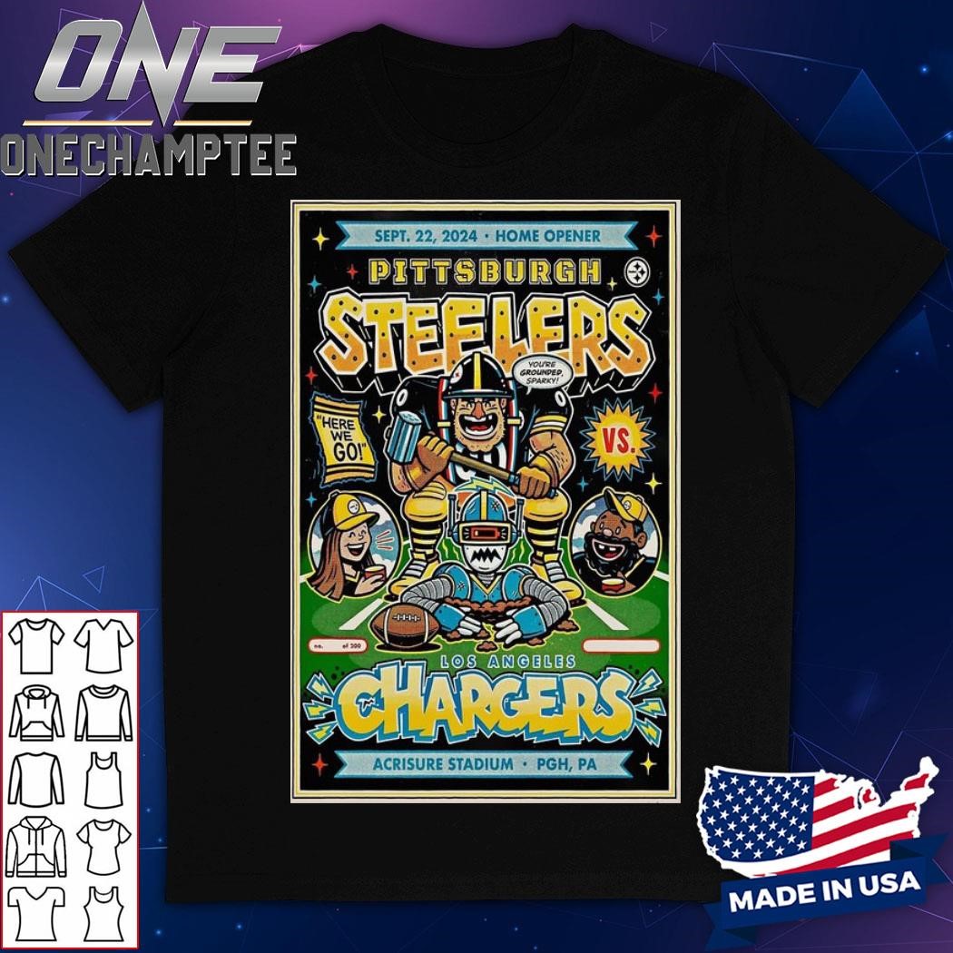 Pittsburgh Steelers vs Los Angeles Chargers Sept 22 2024 Acrisure Stadium Poster Shirt