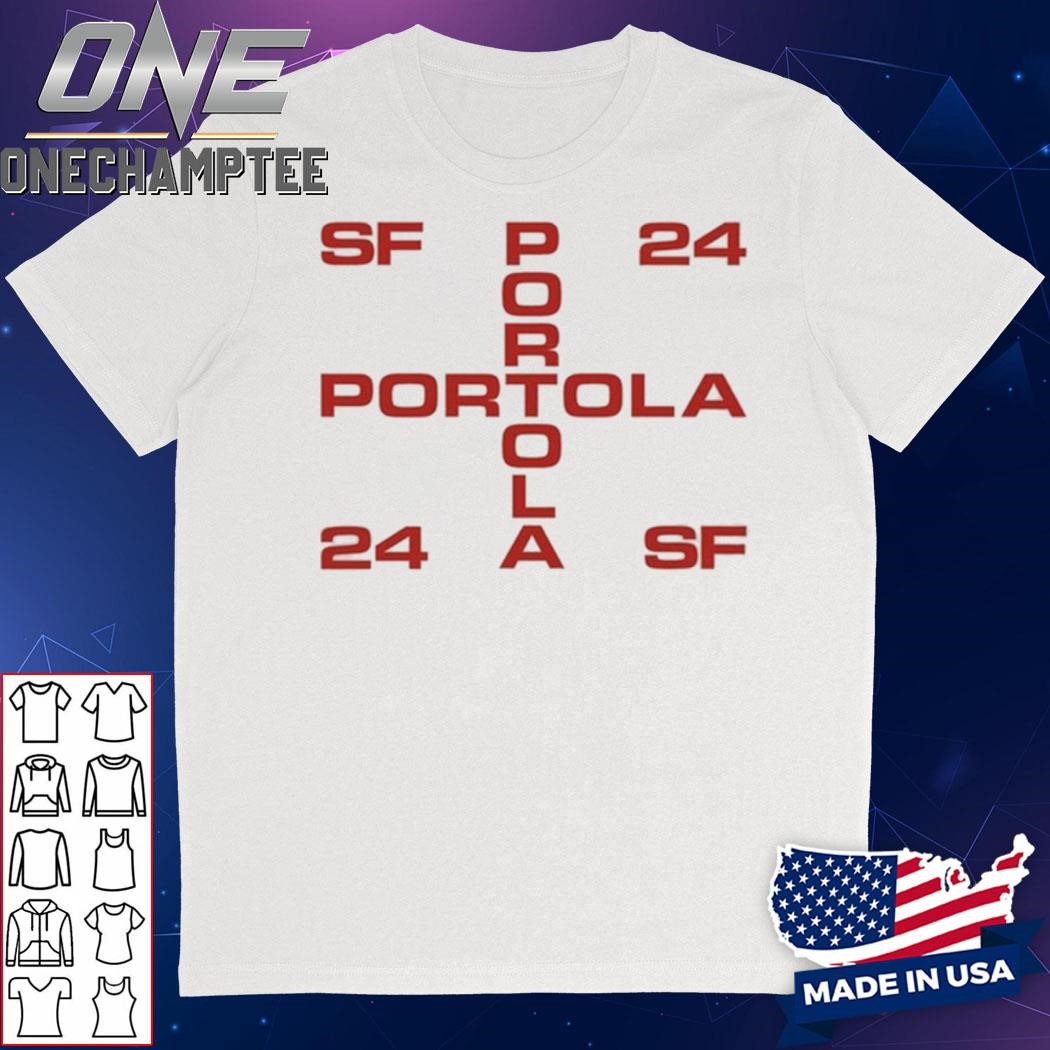 Portola Cross Logo Lineup 2024 T-Shirt