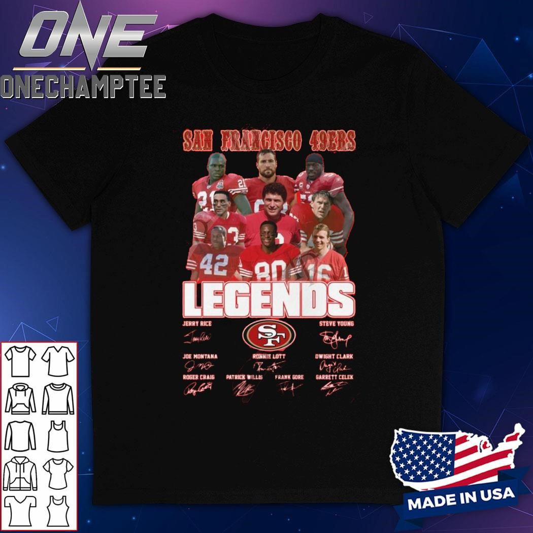 San Francisco 49ers Legends Signatures T-Shirt