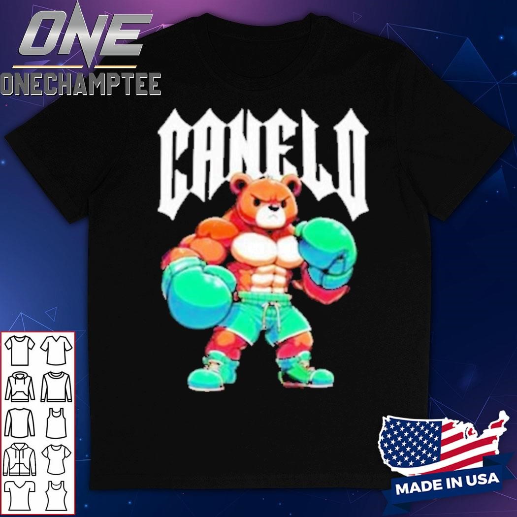 Saul Canelo Alarez Boxing Bear T-Shirt