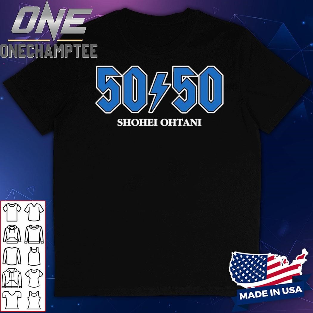 Shohei Ohtani 50 50 Rock Star Shirt