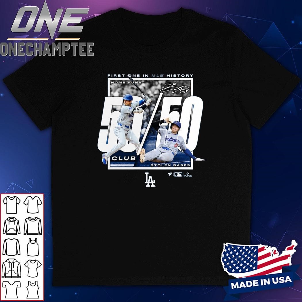 Shohei Ohtani Los Angeles Dodgers Fanatics 50 50 Club T-Shirt