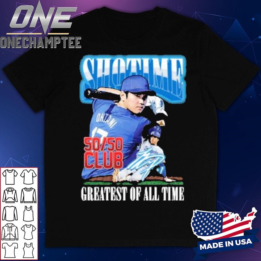 Shohei Ohtani Shotime 50-50 Club Greatest Of All Time Shirt