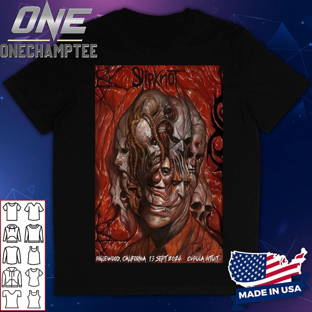 Slipknot 2024 Tour Poster Inglewood Sept 13 Concert Shirt