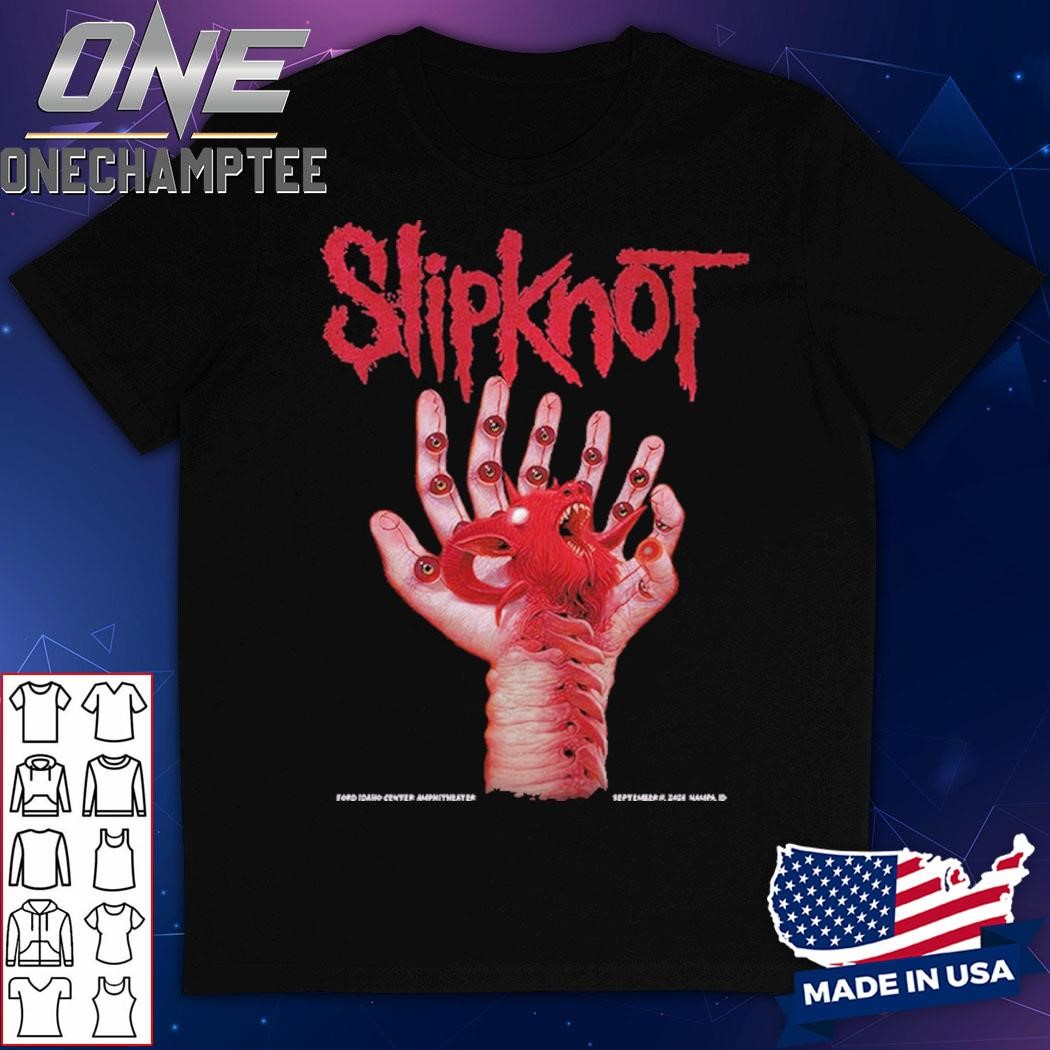 Slipknot 2024 Tour Tee 25th Anniversary For Nampa ID At Ford Idaho Center Amphitheater On September 11 2024 Two Sides Print Classic T-Shirt