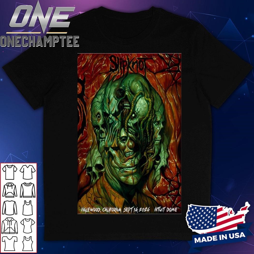 Slipknot September 14, 2024 In Inglewood, CA Tour Poster Shirt