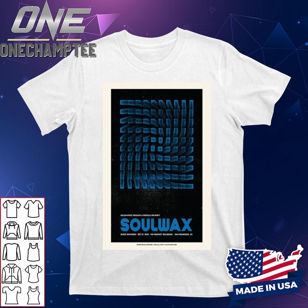 Soulwax Sep 27, 2024 The Regency Ballroom in San Francisco Poster Shirt