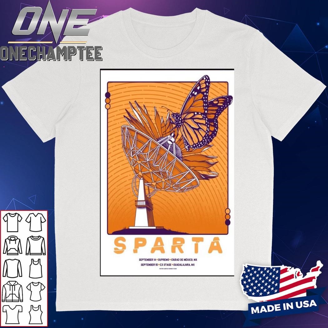 Sparta Sept 14 2024 Supremo in Ciudad de México Tour Poster Shirt