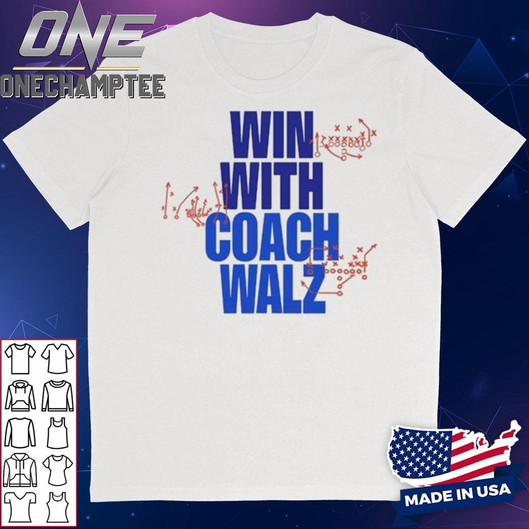 Team Kamala Win With Coach Walz Funny Shirt