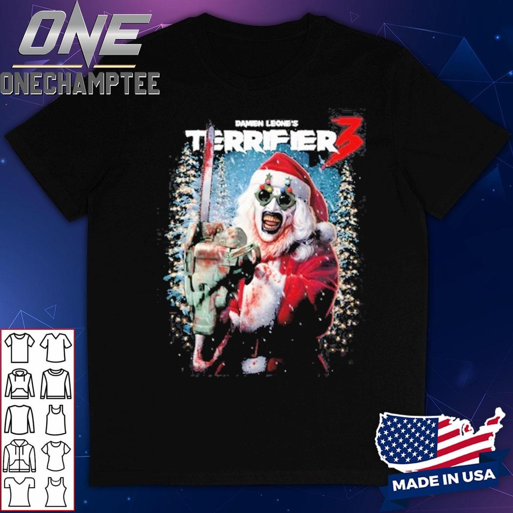 Terror Threads Terrifier 3 Merry Mayhem 2024 T-Shirt