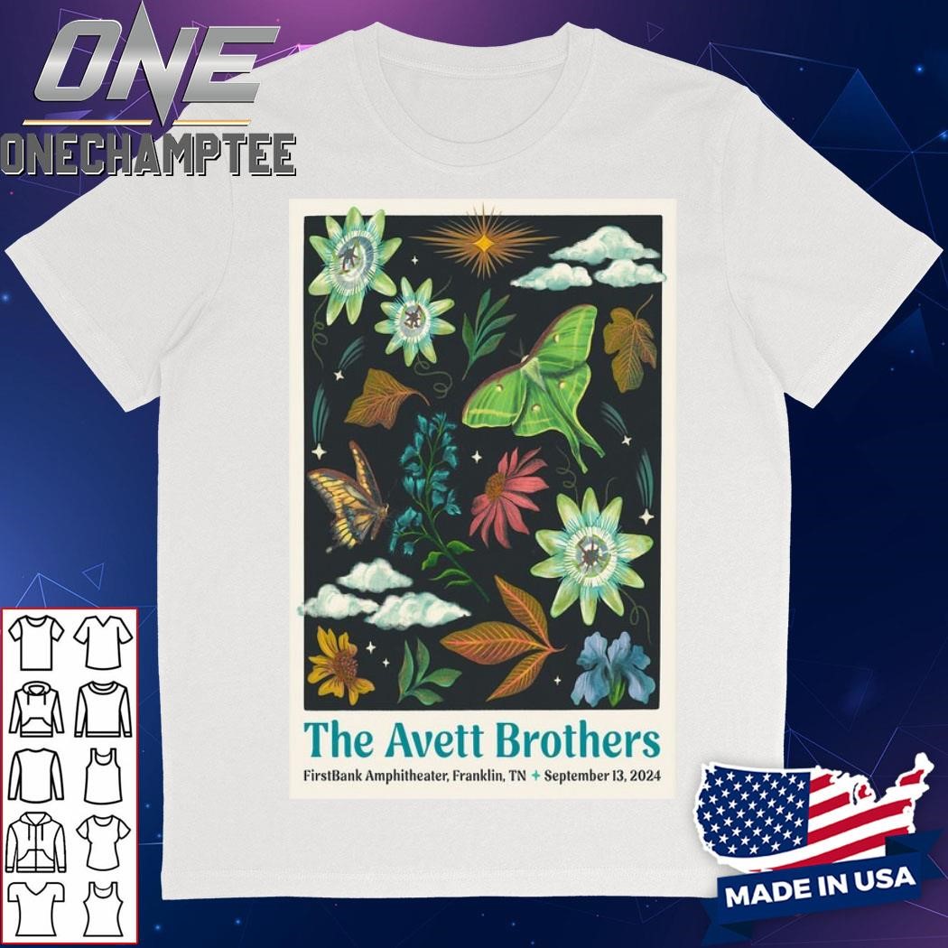 The Avett Brothers At FirstBank Amphitheater In Franklin, TN On September 13 2024 Poster Shirt