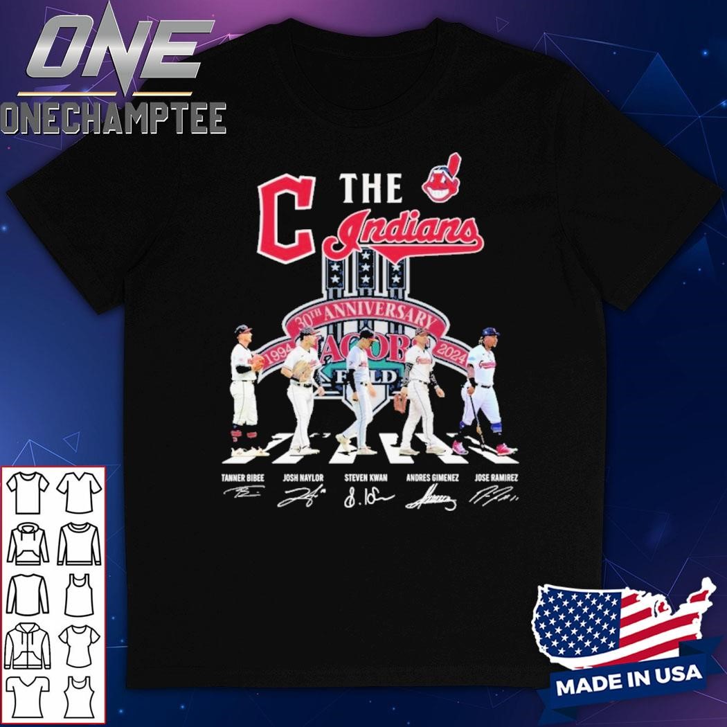 The Cleveland Guardians 30th Anniversary 1994-2024 Signature Unisex T-Shirt