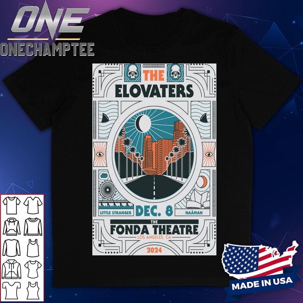 The Elovaters Fronda Theatre Dec 8 2024 Poster Naaman Stranger Shirt