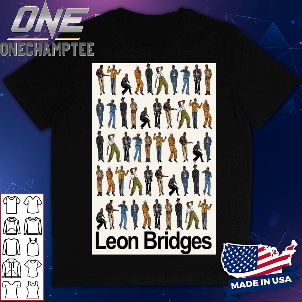 The Evolution of Leon Bridges Poster Shirt