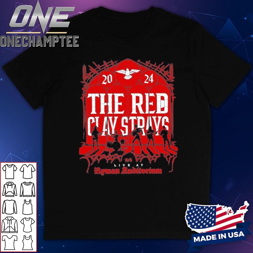 The Red Clay Strays Ryman Auditorium Nashville TN September 4th 2024 T-Shirt