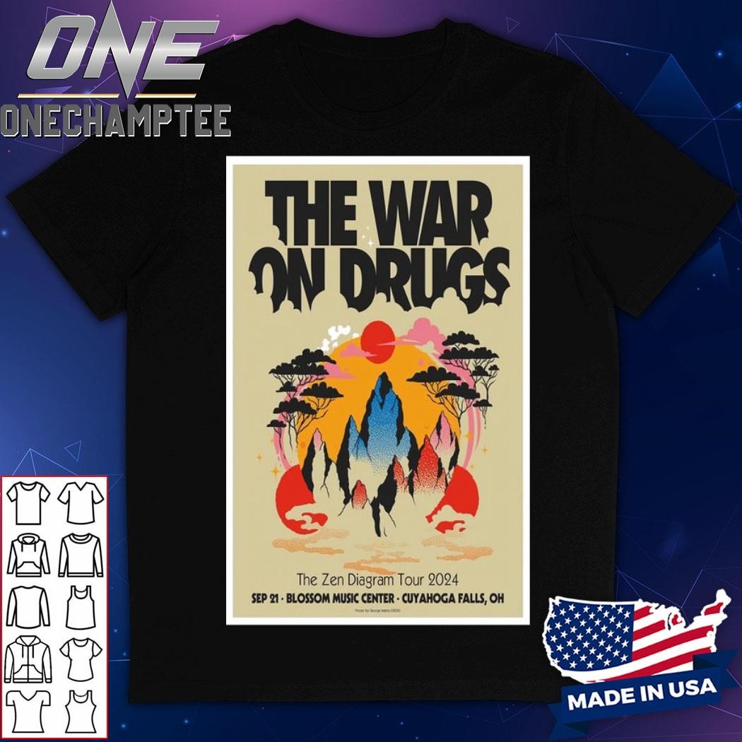 The War On Drugs At Blossom Music Center In Cuyahoga Falls, OH Sept 21, 2024 Poster Shirt