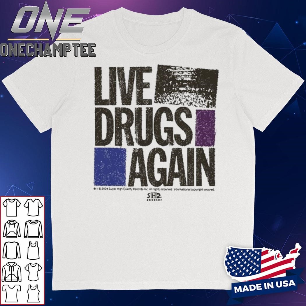 The War On Drugs Live Drugs Again Cover 2024 Shirt