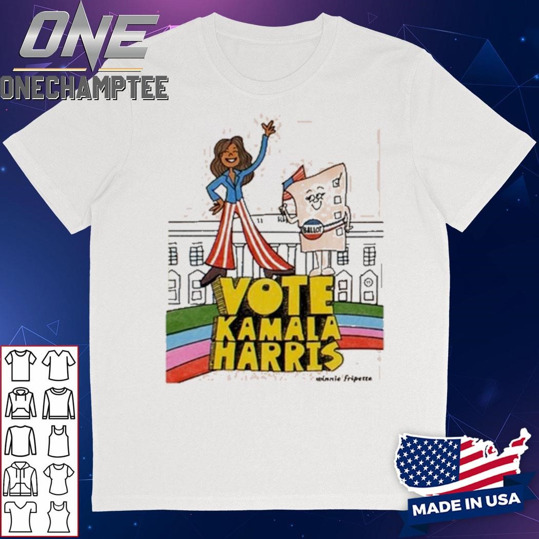 Vote Kamala Harris Winnie Fripette Shirt