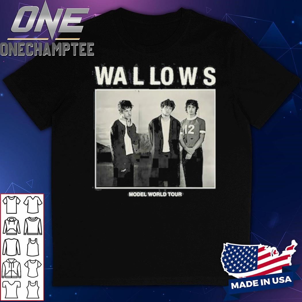 Wallows Standing Photo Model World Tour 2024 Shirt