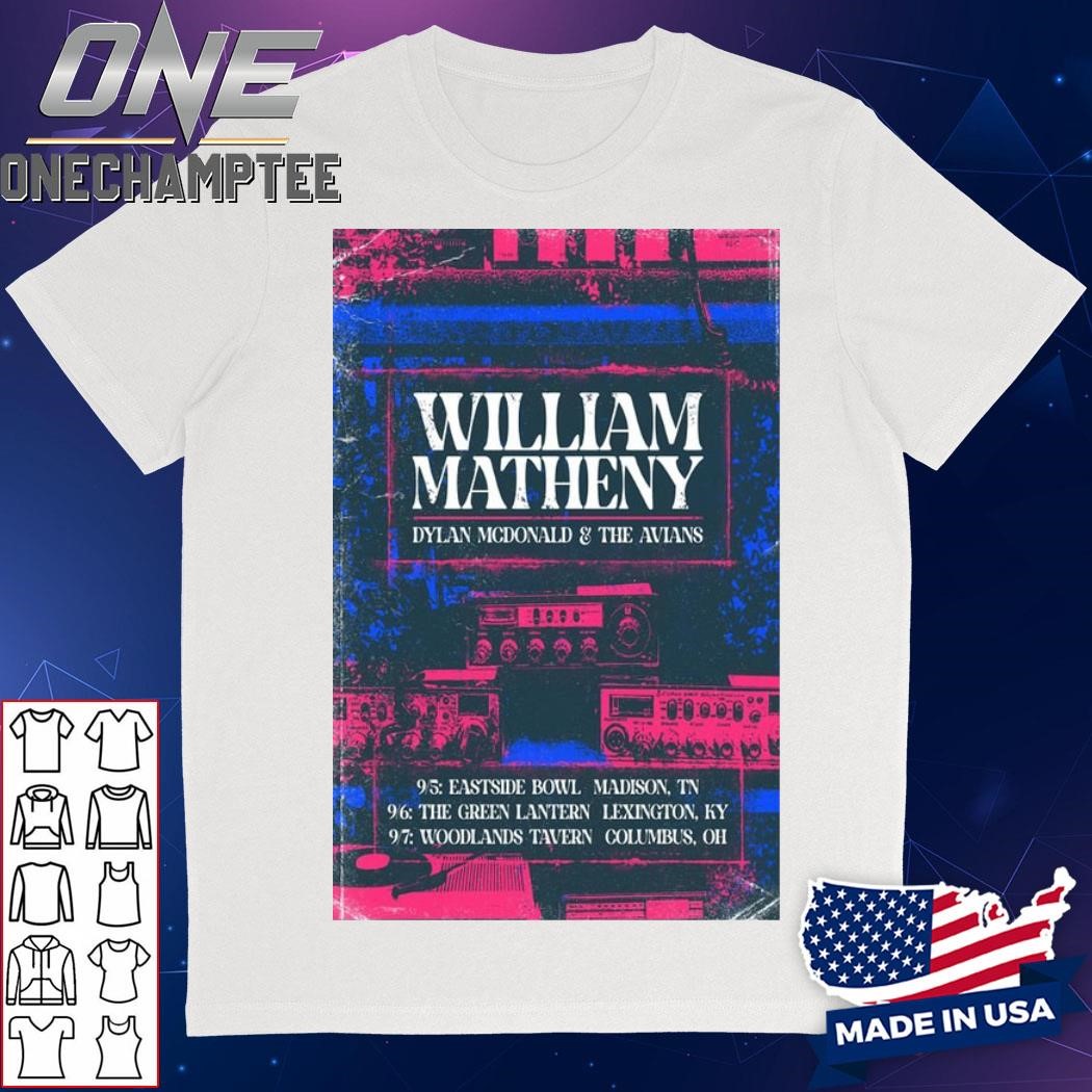 William Matheny Sep 5 2024 Eastside Bowl in Nashville TN Poster Shirt