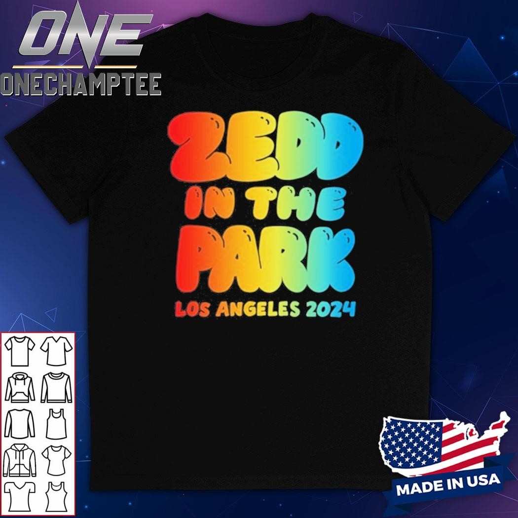 Zedd In The Park Los Angeles 2024 Shirt