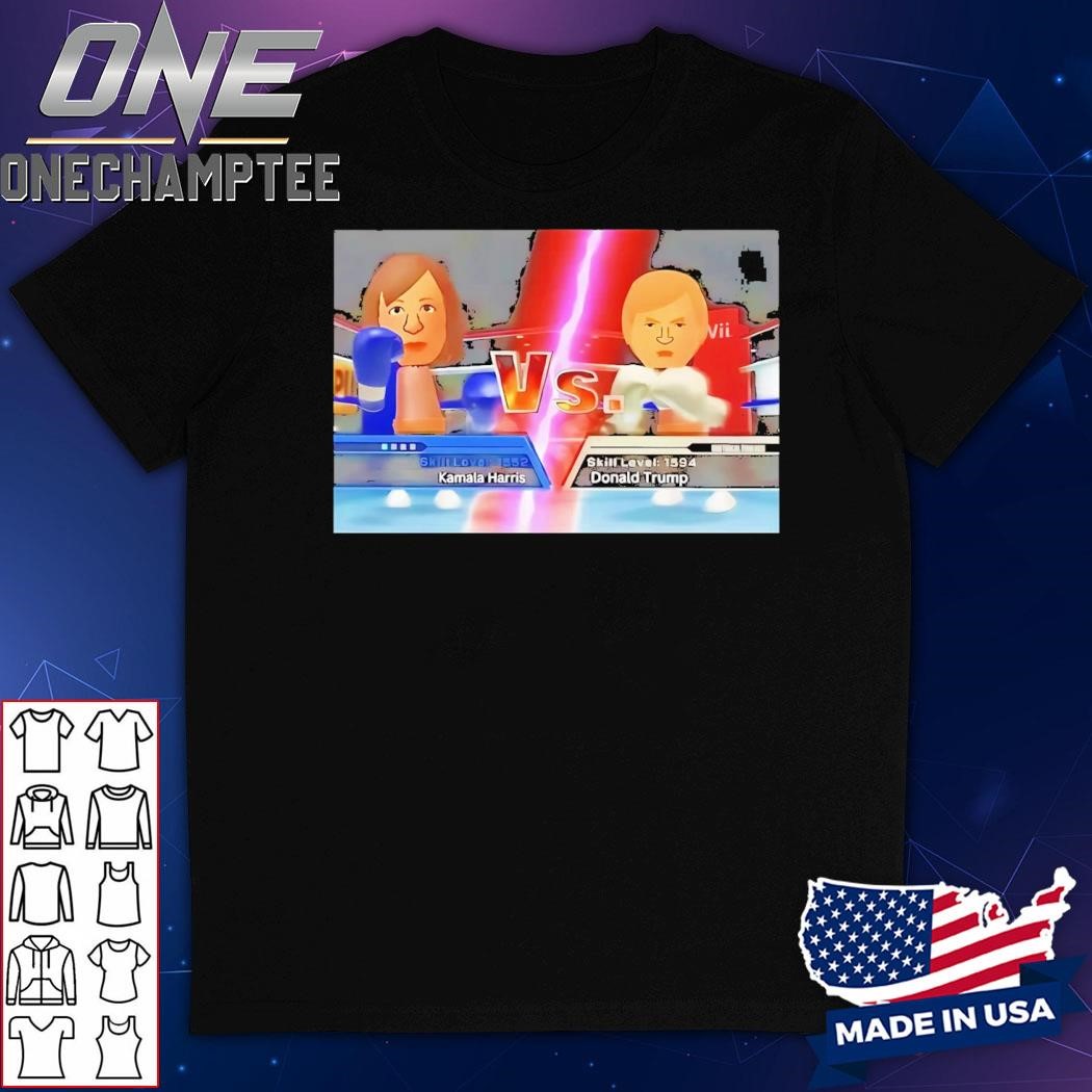 Kamala Haris X Donald Trump Mii Boxing Presidential Election T-Shirt