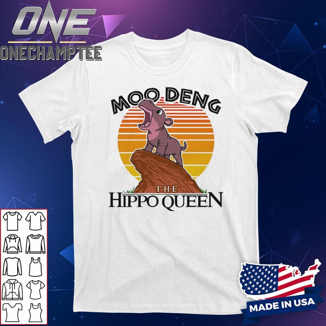 Moo Deng The Hippo Queen Shirt