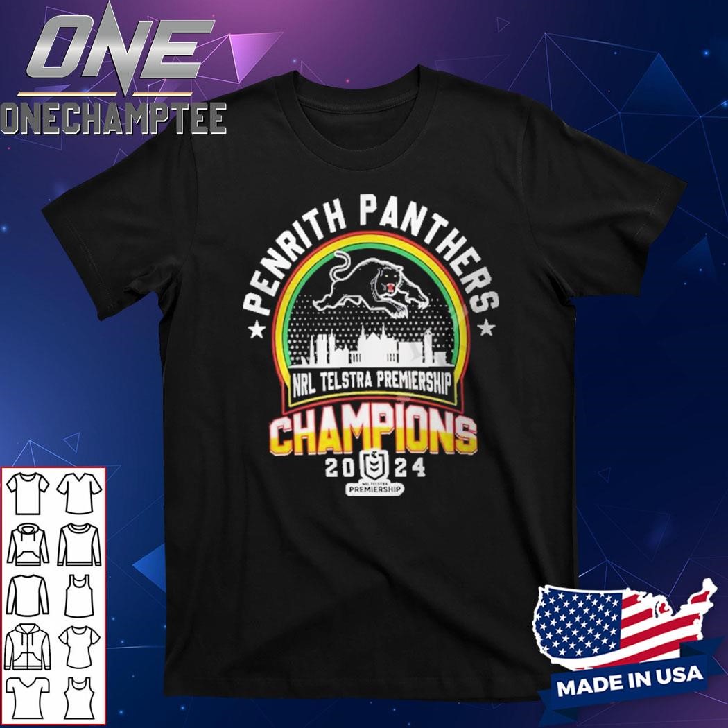 2024 NRL Telstra Premiership Champions Penrith Panthers Shirt