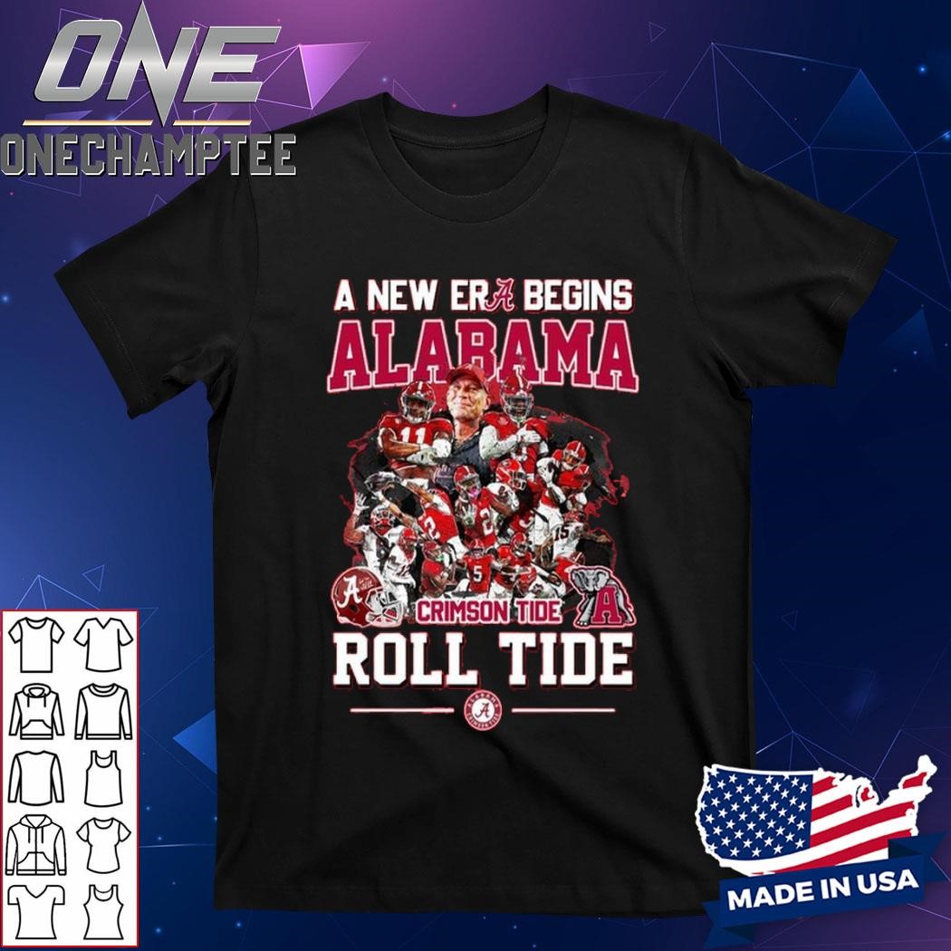 Alabama Crimson Tide New Era Begins Alabama Roll Tide 2024 T-Shirt