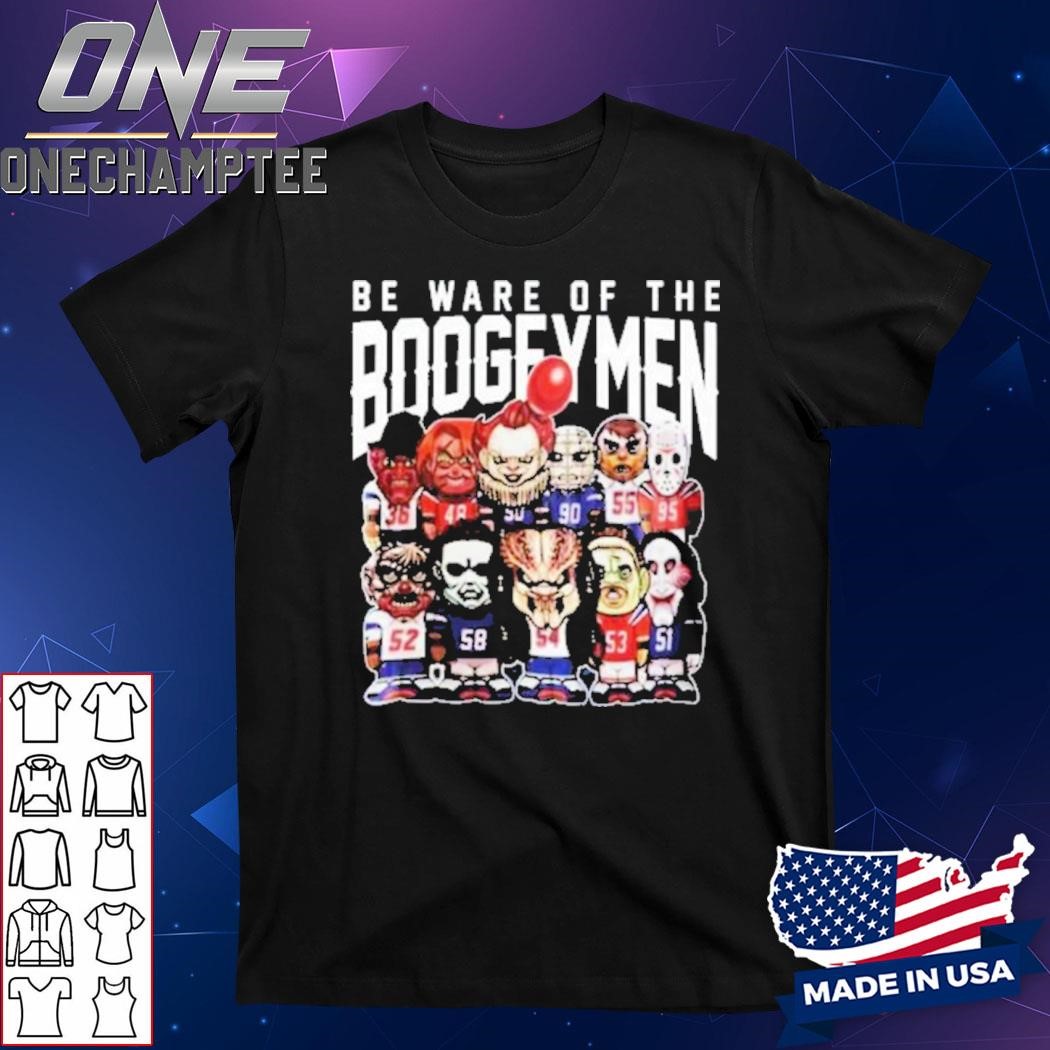 Beware Of The Boogeymen Halloween Characters T-Shirt