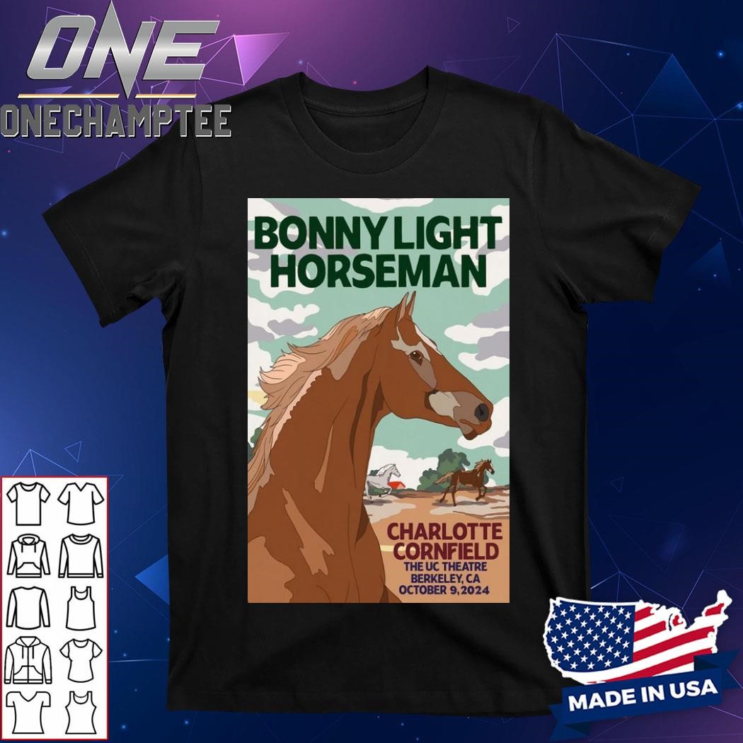 Bonny Light Horseman The UC Theatre Berkeley CA Oct 9 2024 Tour Poster Shirt