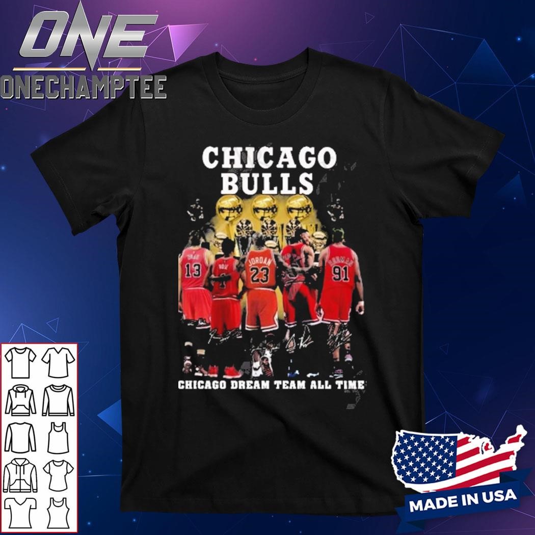 Chicago Bulls Chicago Dream Team All Time T-Shirt