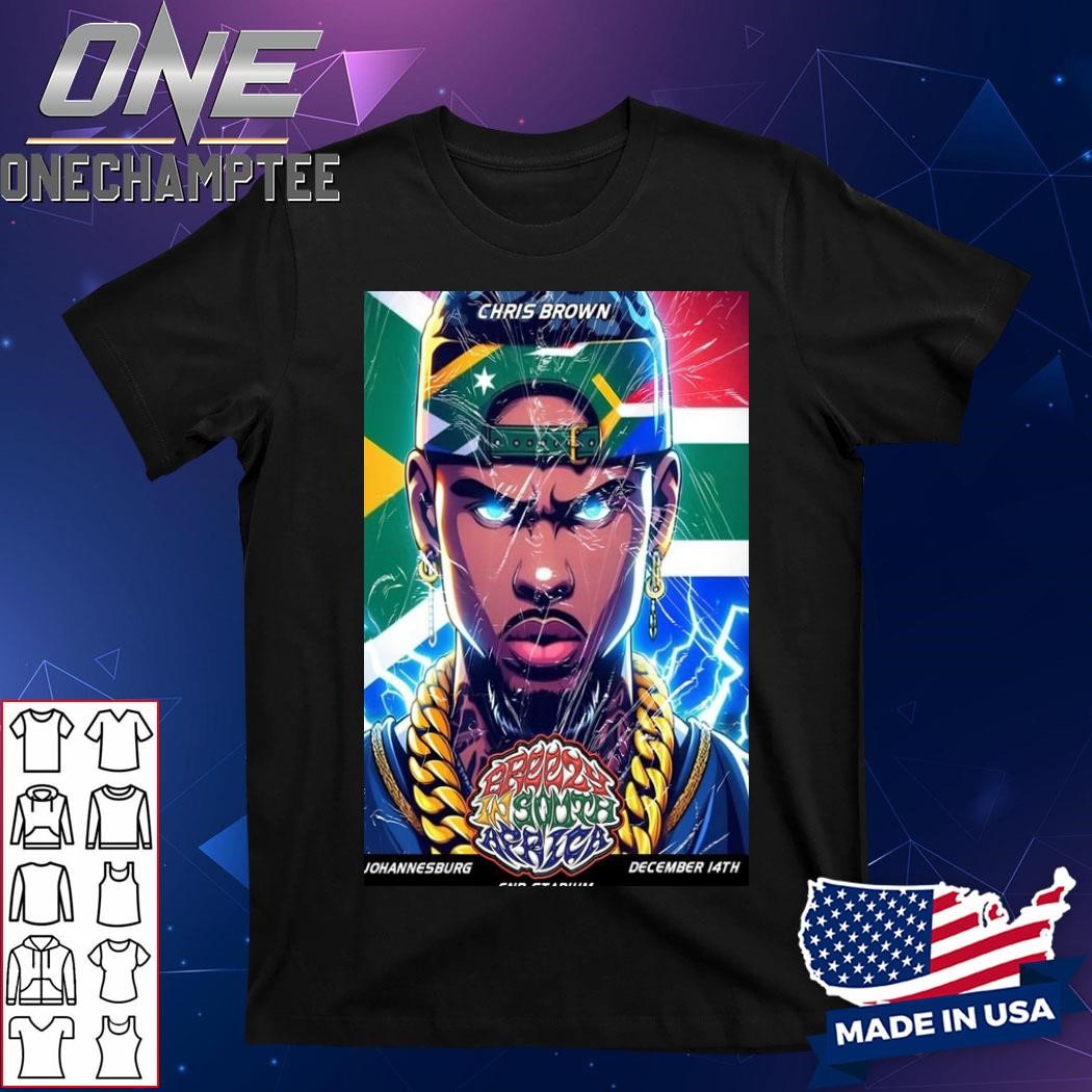 Chris Brown Johannesburg, SA FNB Stadium Dec 14 2024 Poster Shirt