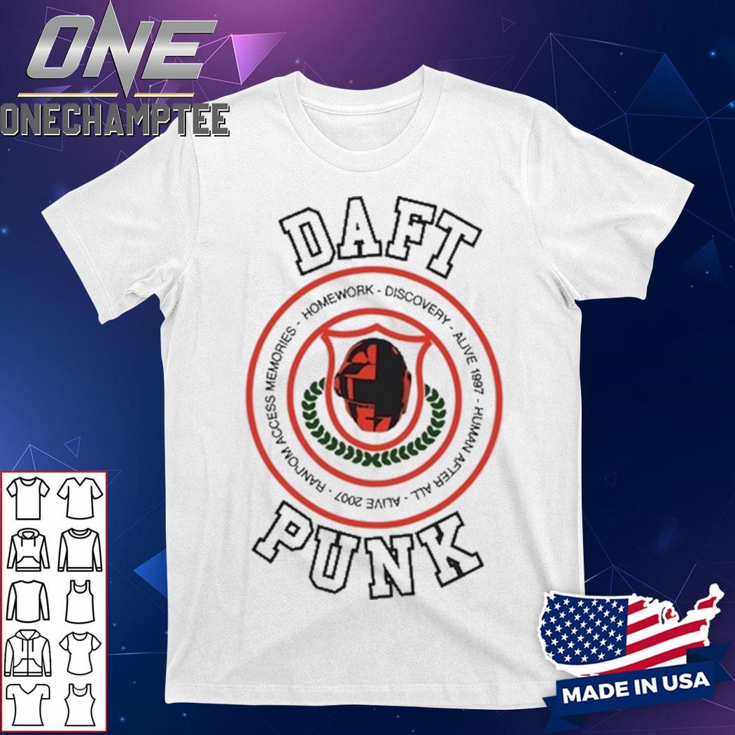 Daft Punk Da Funk Collegiate Shirt