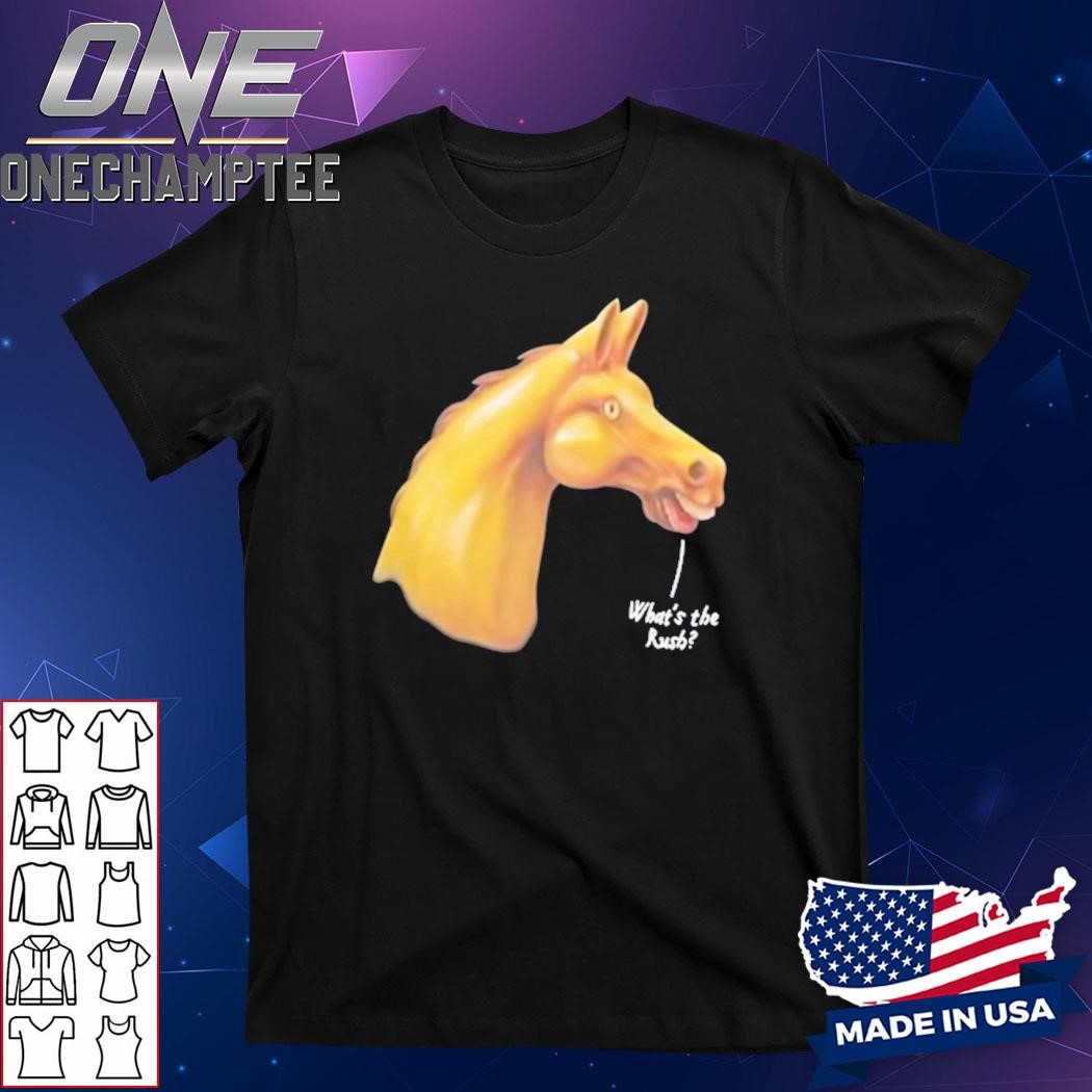 Design Andrew Garfield Horse What's The Rush Shirt