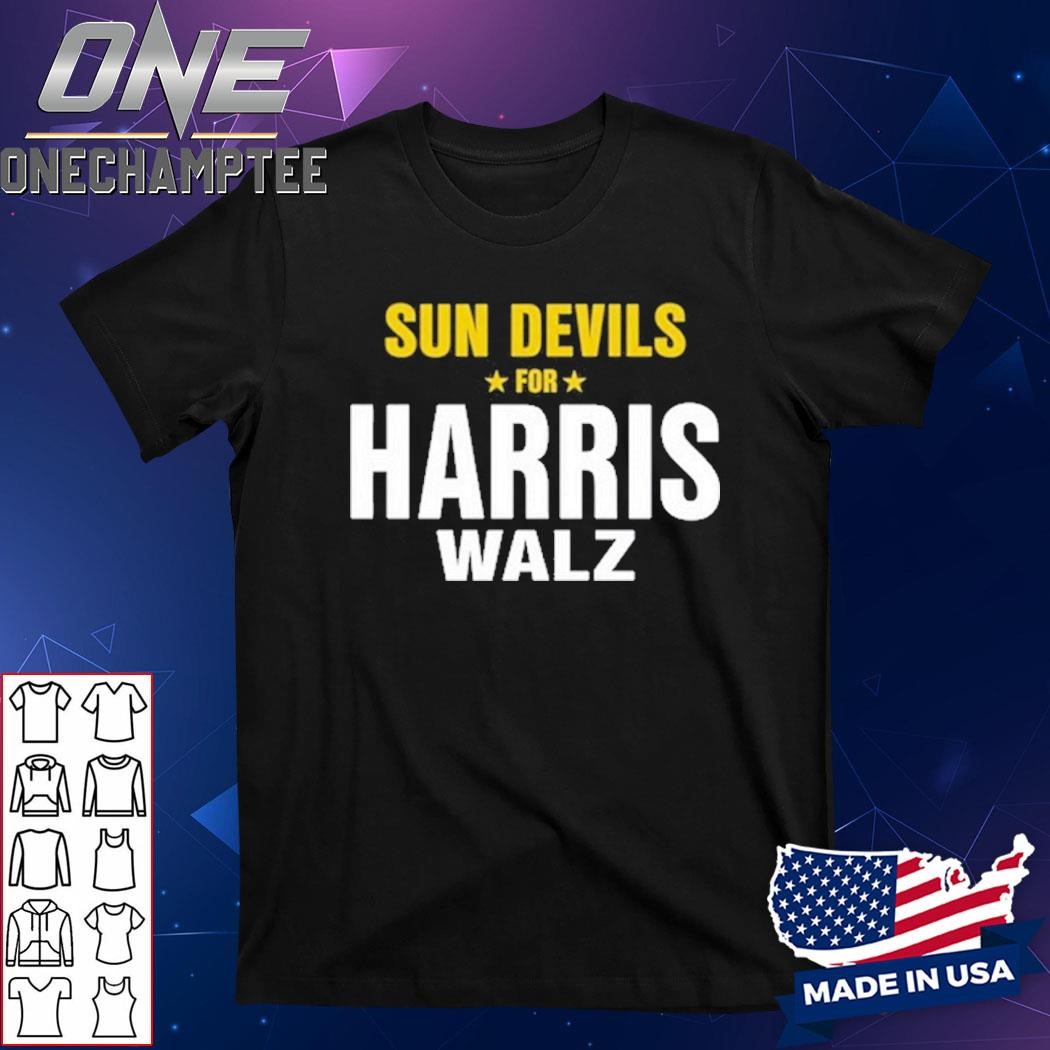 Design Creativity Commons Sun Devils For Harris Walz Shirt